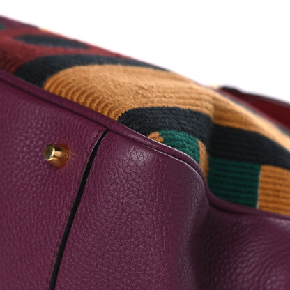 Burberry Prorsum Geometric Tapestry Large Milverton Bag Multicolor 8 of 15