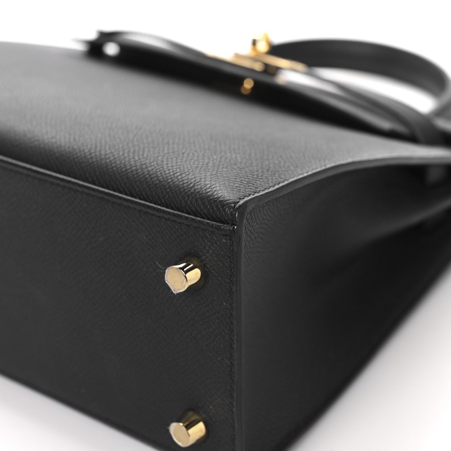 Hermes Epsom Kelly Sellier 25 Black 10 of 14