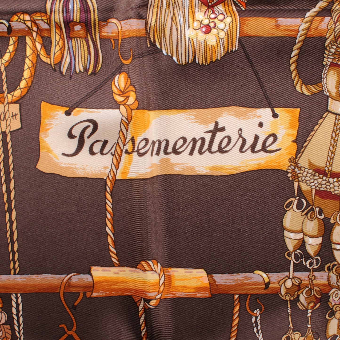 Silk Passementerie Scarf 90