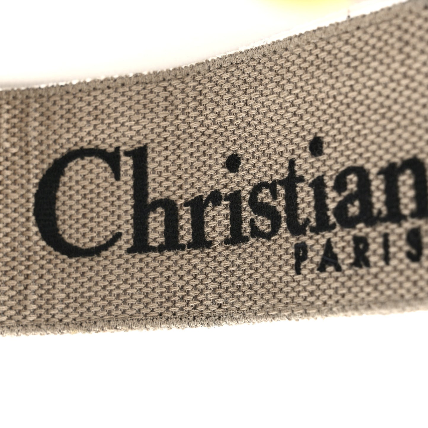 Canvas Embroidered Shoulder Strap Blue