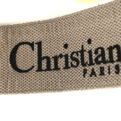 Christian Dior Canvas Embroidered Shoulder Strap Blue 4 of 5