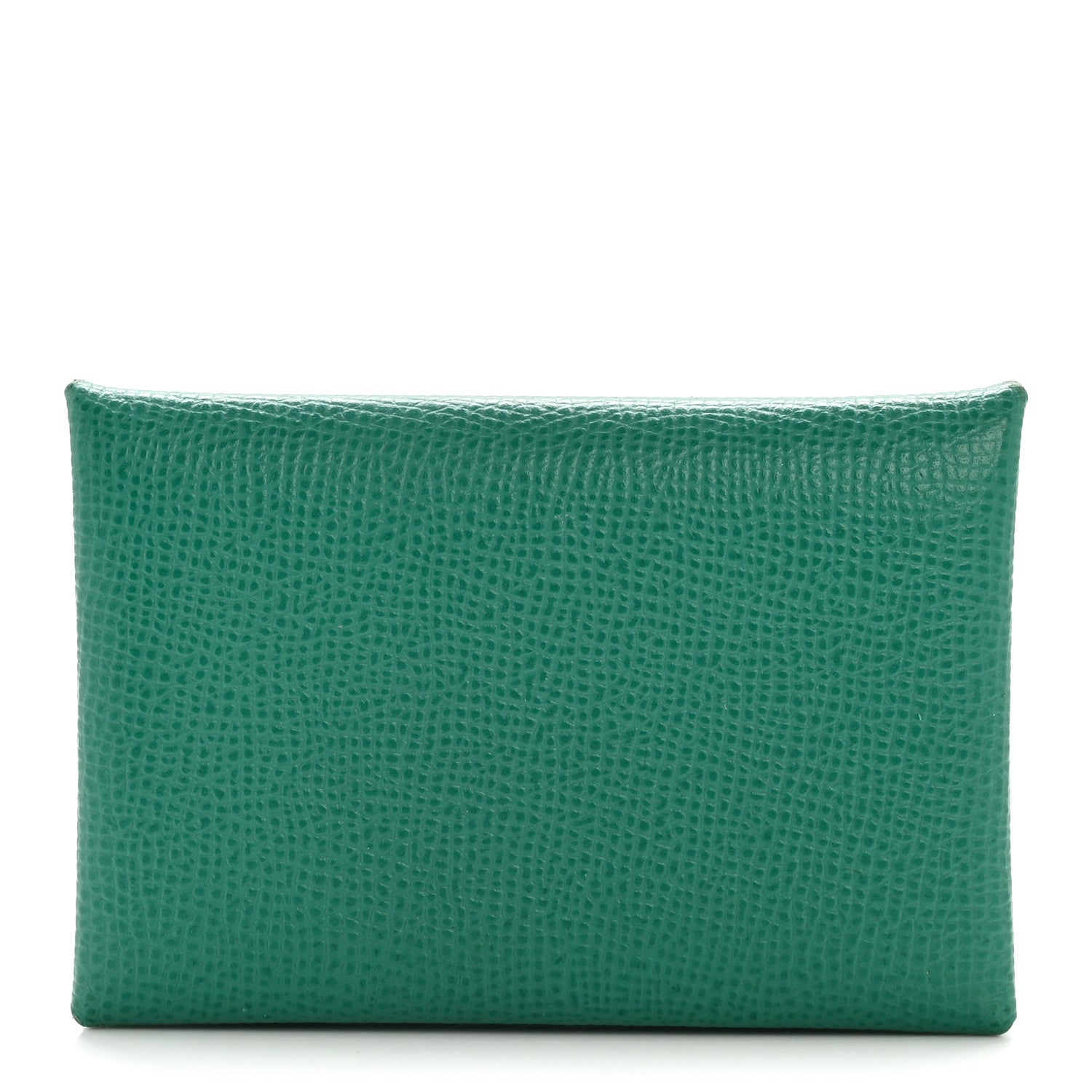 Hermes Epsom Calvi Card Case Vert Jade 1 of 9