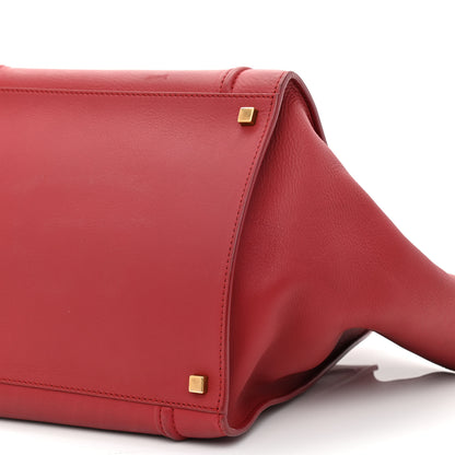 Celine Supple Calfskin Medium Phantom Luggage Red 11 of 11