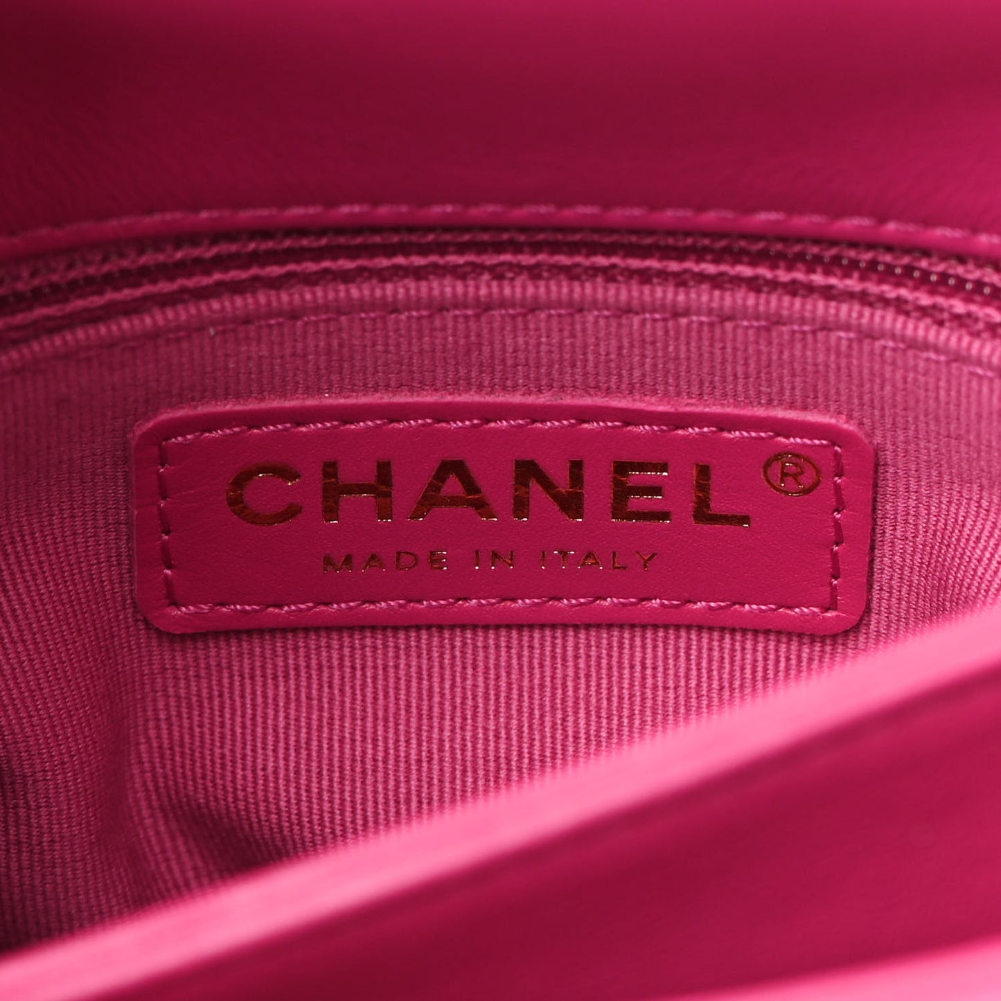 Lambskin Quilted Small Chain Top Handle Flap Pink