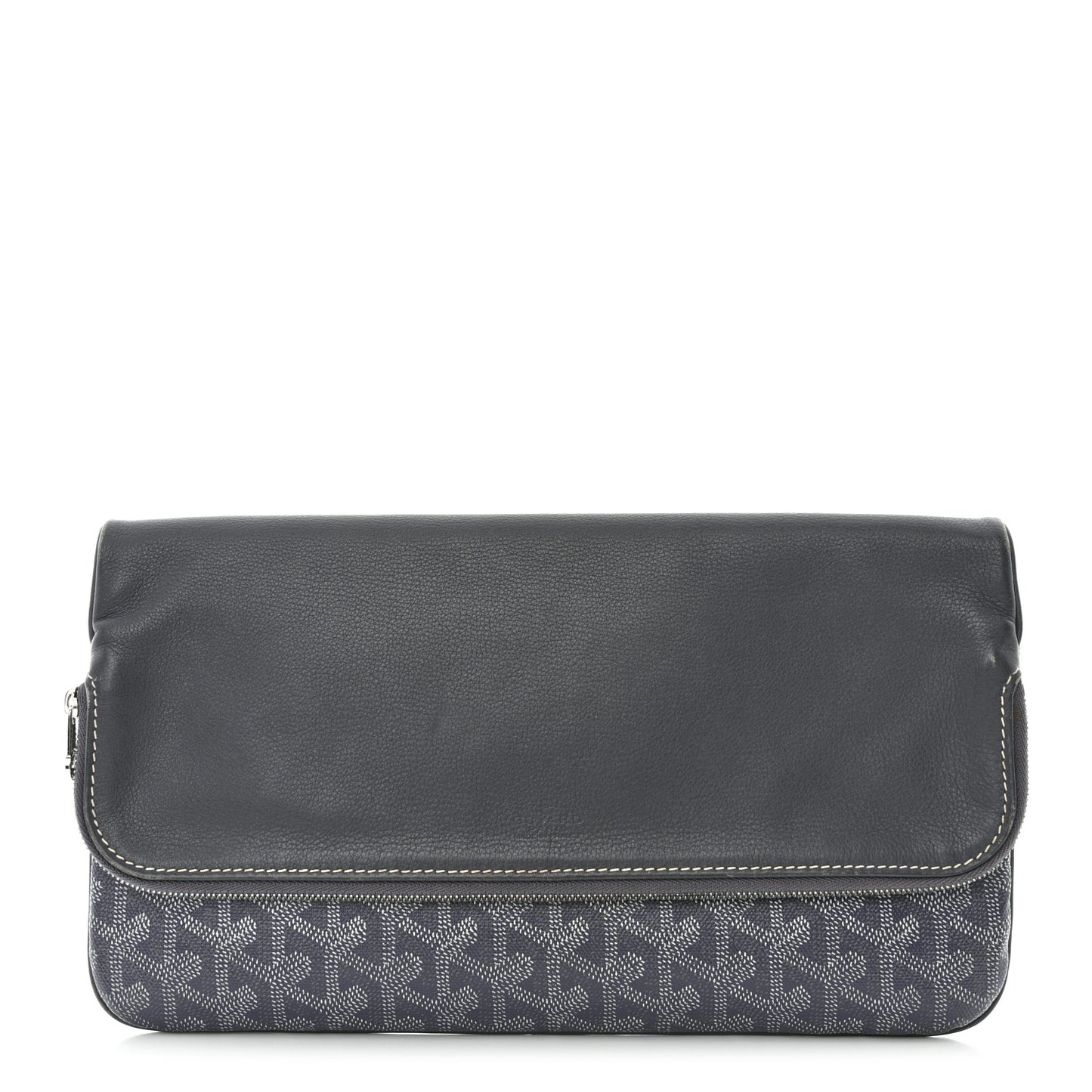 Goyardine Sainte Marie Soft Clutch Grey