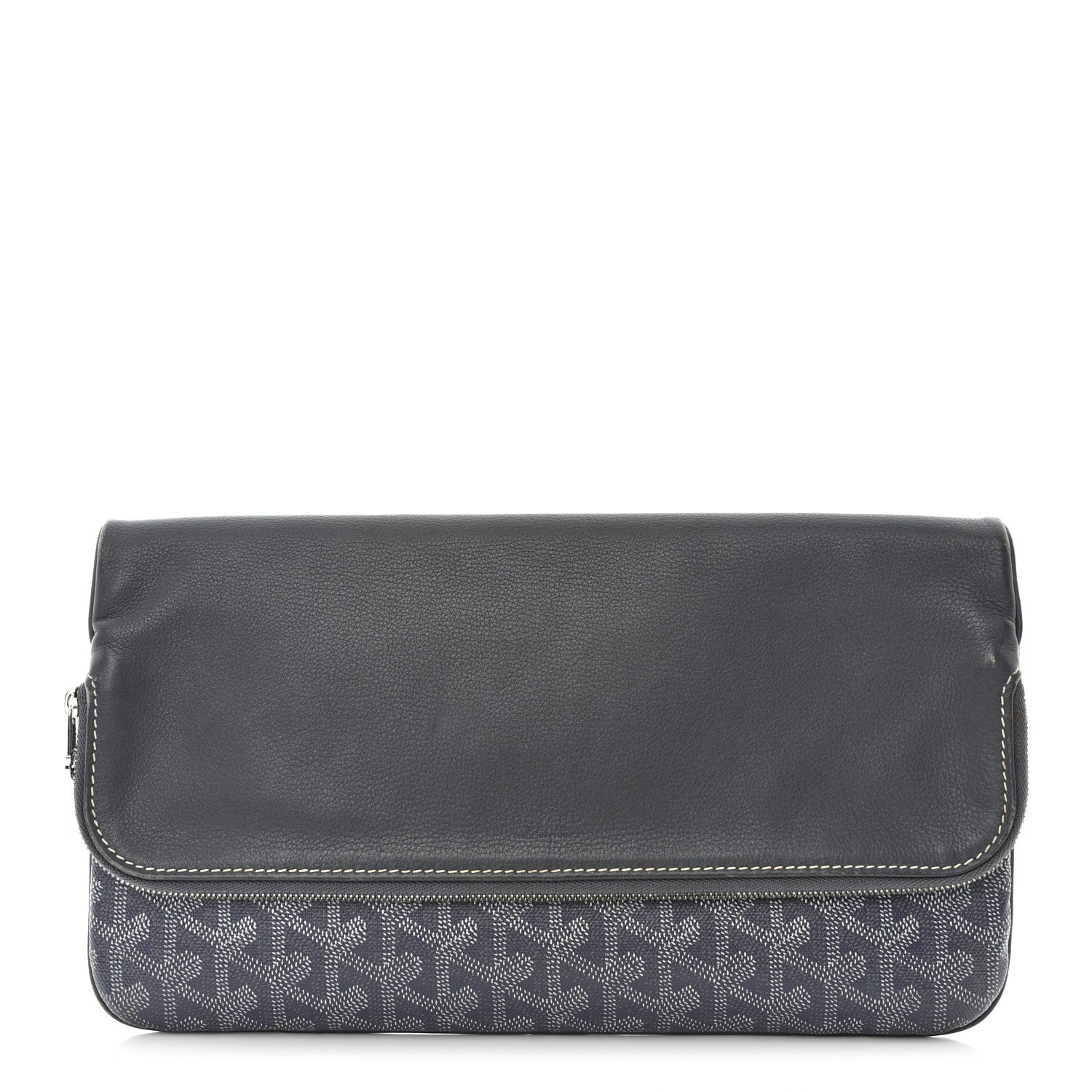 Goyard Goyardine Sainte Marie Soft Clutch Grey 1 of 13