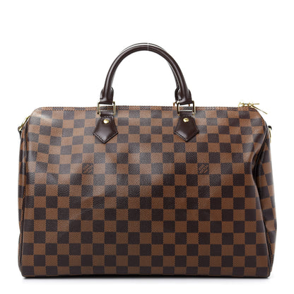 Louis Vuitton Damier Ebene Speedy Bandouliere 35 1 of 9