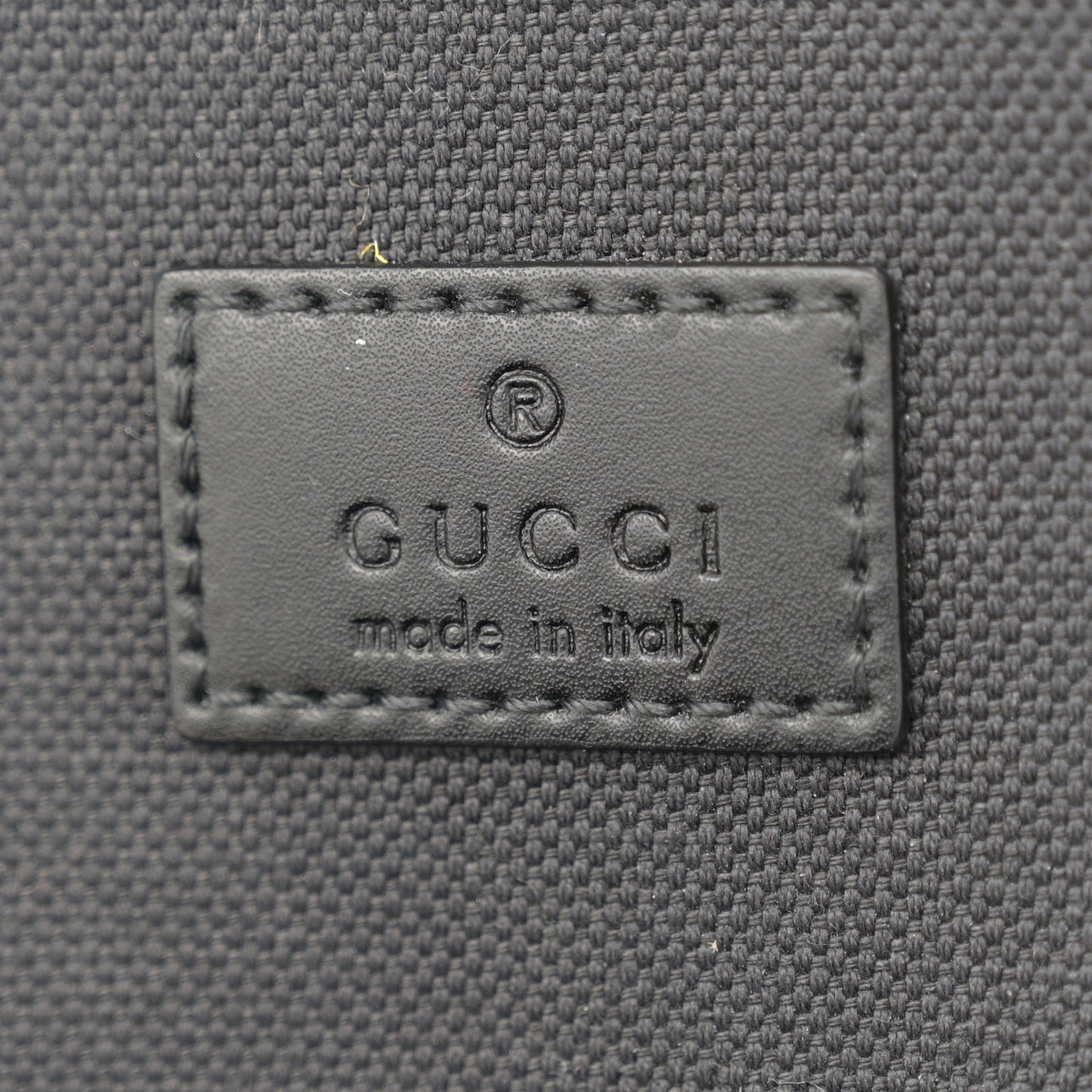GG Supreme Monogram Web Belt Bag Black Grey