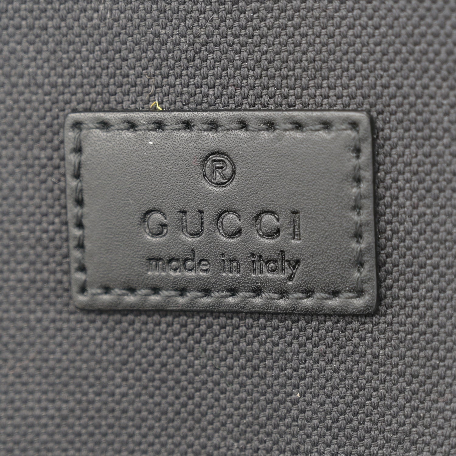 Gucci GG Supreme Monogram Web Belt Bag Black Grey 6 of 13
