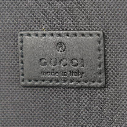 Gucci GG Supreme Monogram Web Belt Bag Black Grey 6 of 13