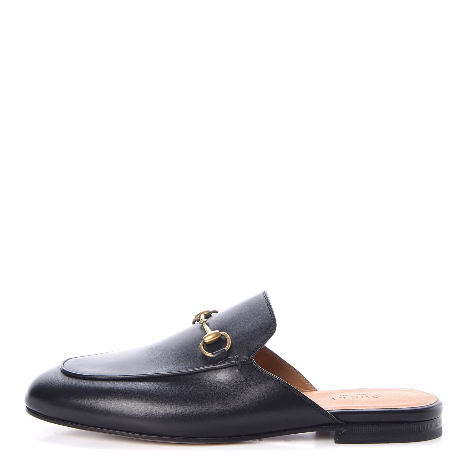 Gucci Calfskin Womens Princetown Slippers 38 Black 1 of 7