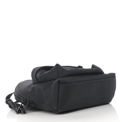 Balenciaga Recycled Casual Nylon Mini Oversized Backpack Black 4 of 9