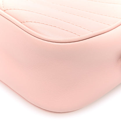 Gucci Calfskin Matelasse Small GG Marmont Chain Shoulder Bag Perfect Pink 10 of 10