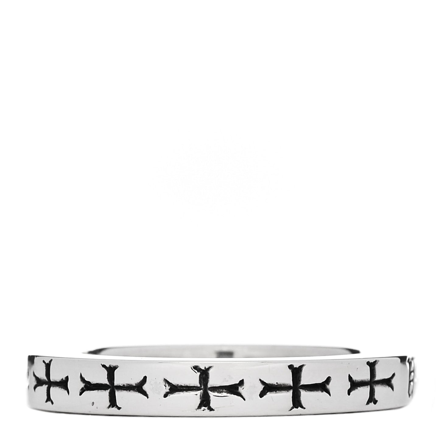 Sterling Silver CH Fck You Spacer Ring  53 6.5