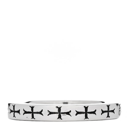 Chrome Hearts Sterling Silver CH Fck You Spacer Ring  53 6.5 1 of 5
