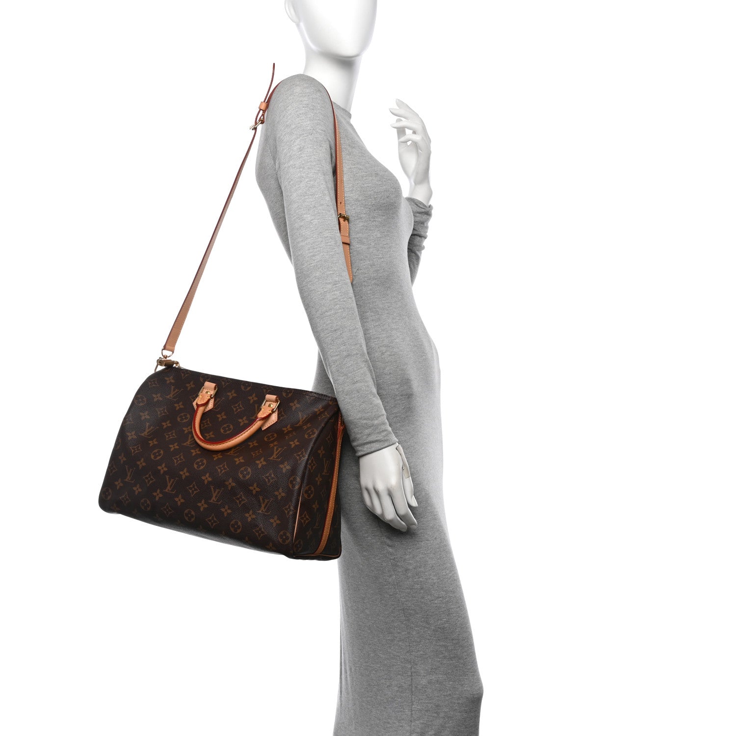 Louis Vuitton Monogram Speedy Bandouliere 35 2 of 10