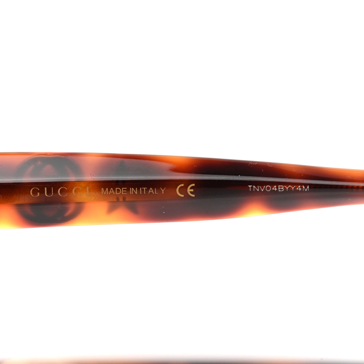 Acetate Round Frame GG Star Sunglasses GG0207S Tortoiseshell