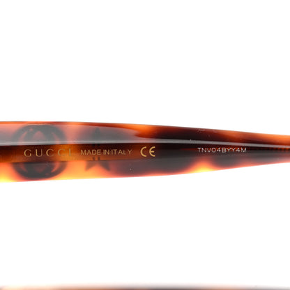 Gucci Acetate Round Frame GG Star Sunglasses GG0207S Tortoiseshell 5 of 8