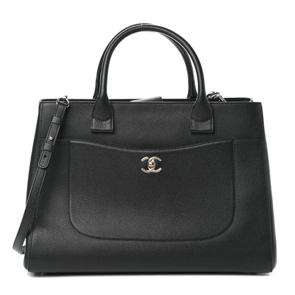 Chanel Grained Calfskin Medium Neo Executive Shopper Tote Black 1 of 8