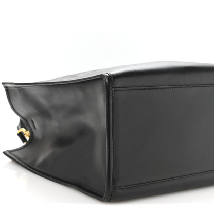 Fendi Vitello King Plexiglass Medium Fendi Sunshine Shopper Tote Black 8 of 9