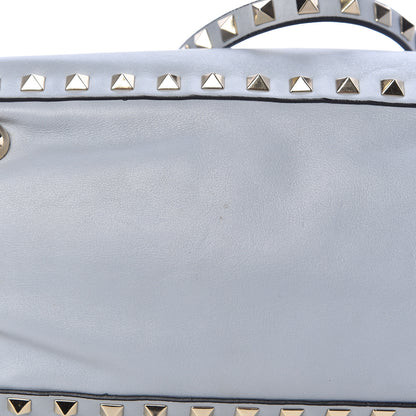 Valentino Garavani Vitello Small Rockstud Tote Grey 19 of 19