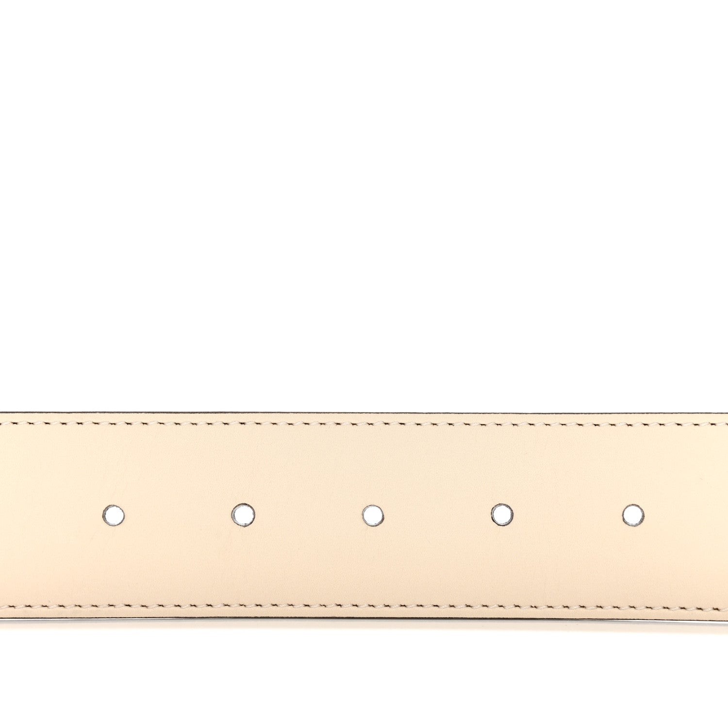 Gucci Calfskin Double G 40mm Belt 80 32 Mystic White 5 of 5