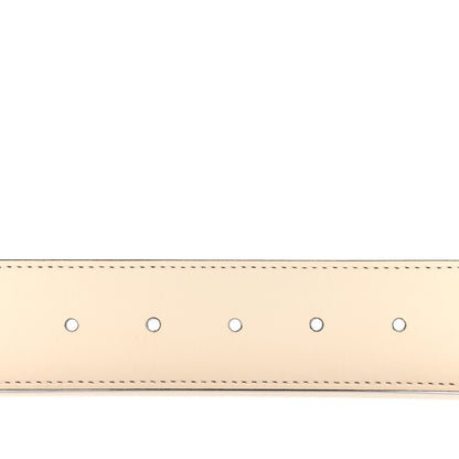 Gucci Calfskin Double G 40mm Belt 80 32 Mystic White 5 of 5