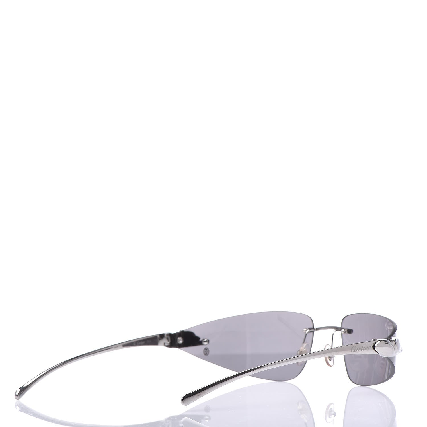 Cartier Panthere De Sunglasses Silver 4 of 8