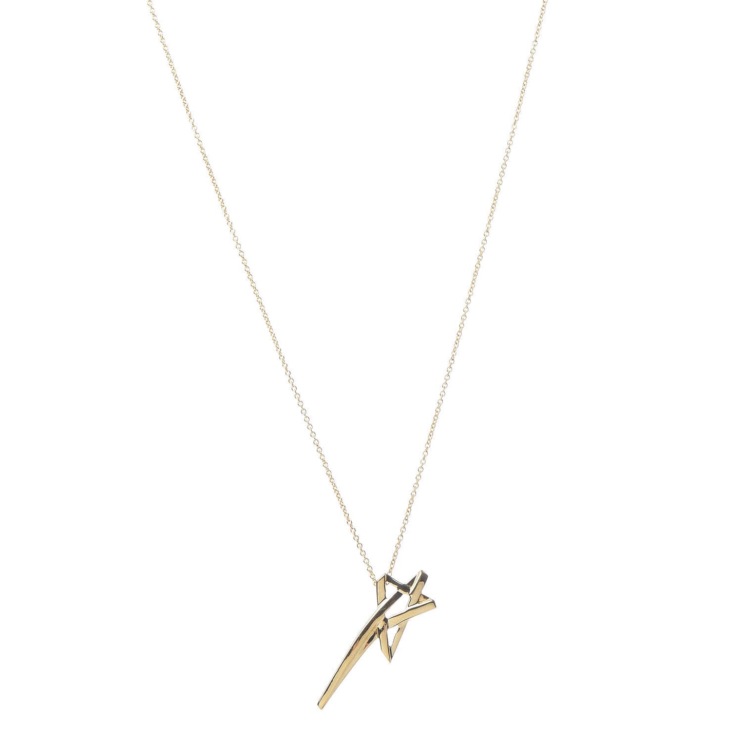 18K Yellow Gold Paloma Picasso Shooting Star Pendant Necklace