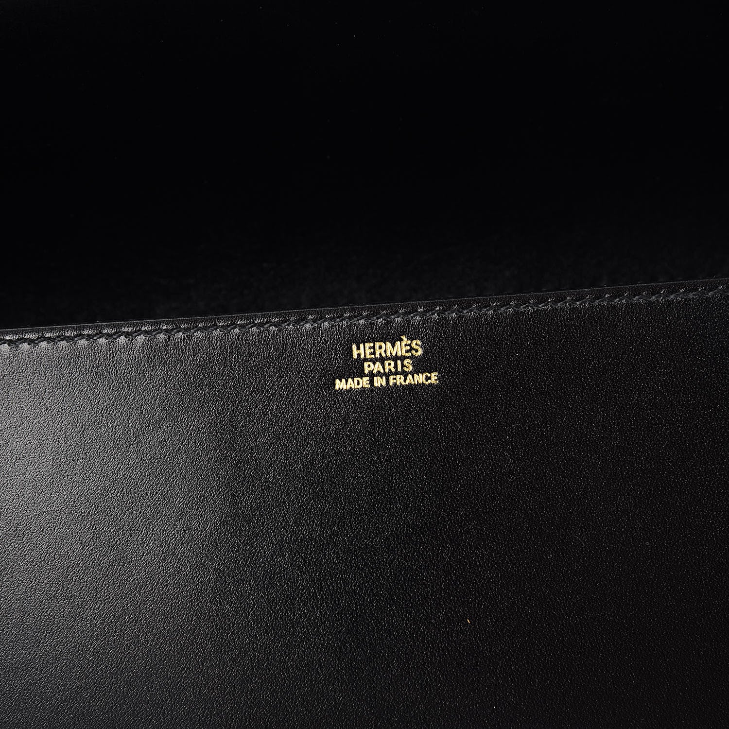 Hermes Tadelakt Medor 23 Clutch Black 6 of 8