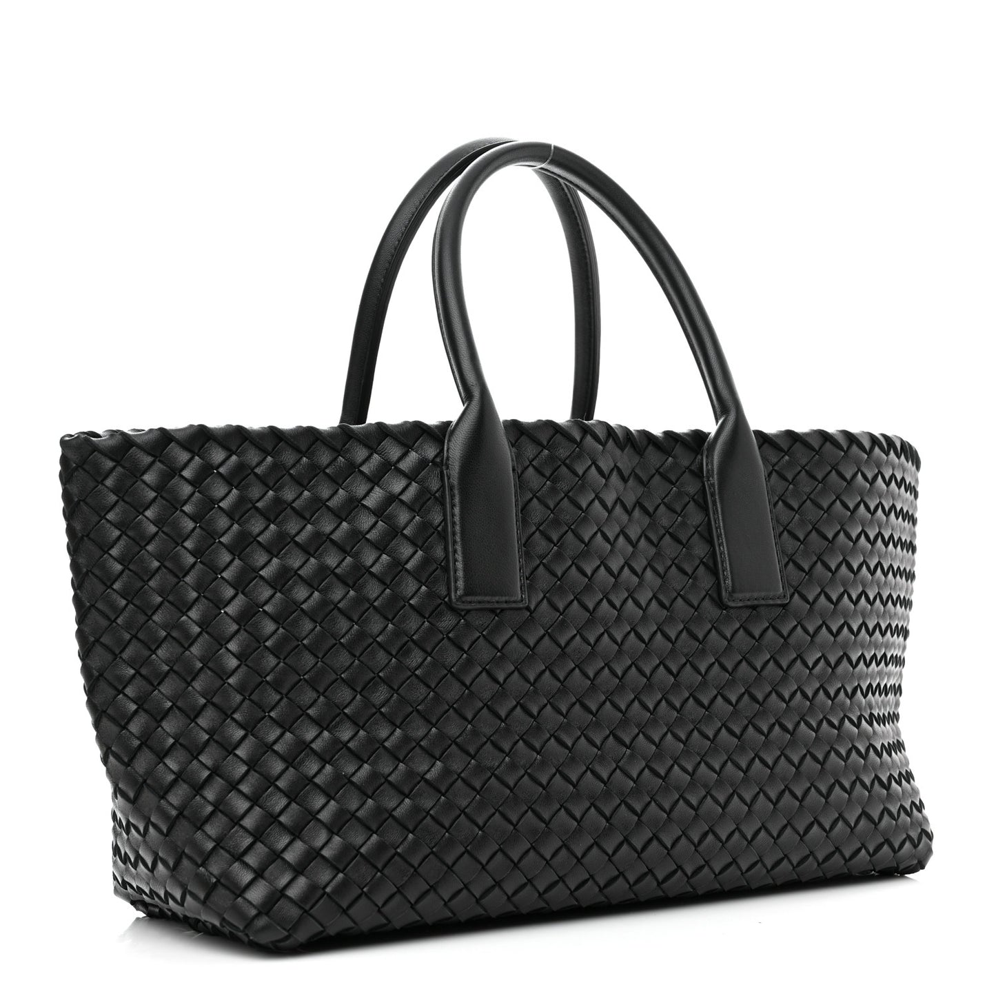 Nappa Intrecciato Small Cabat Black