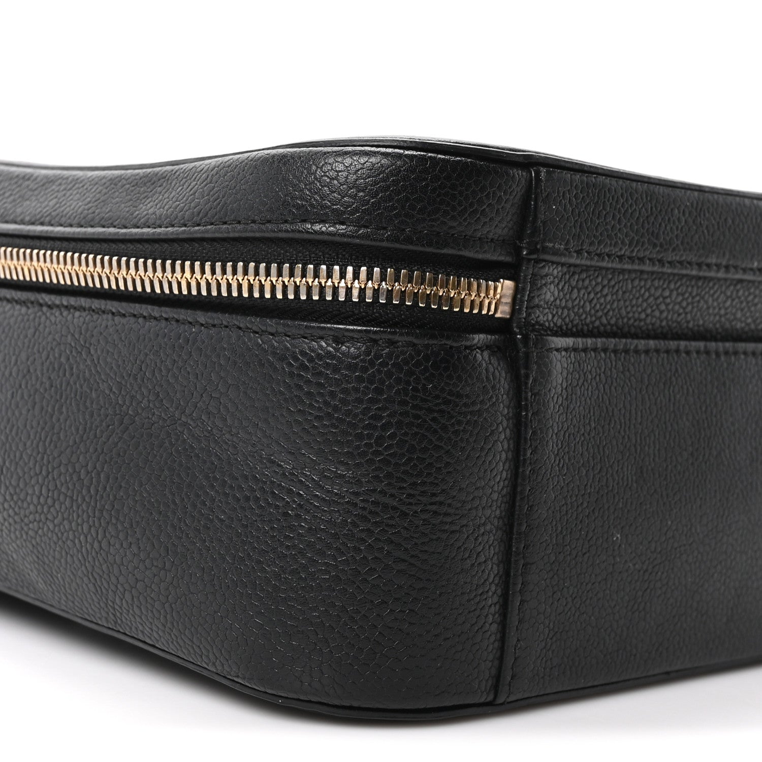 Chanel Caviar Quilted Large CC Filigree Vanity Case Black 9 of 10