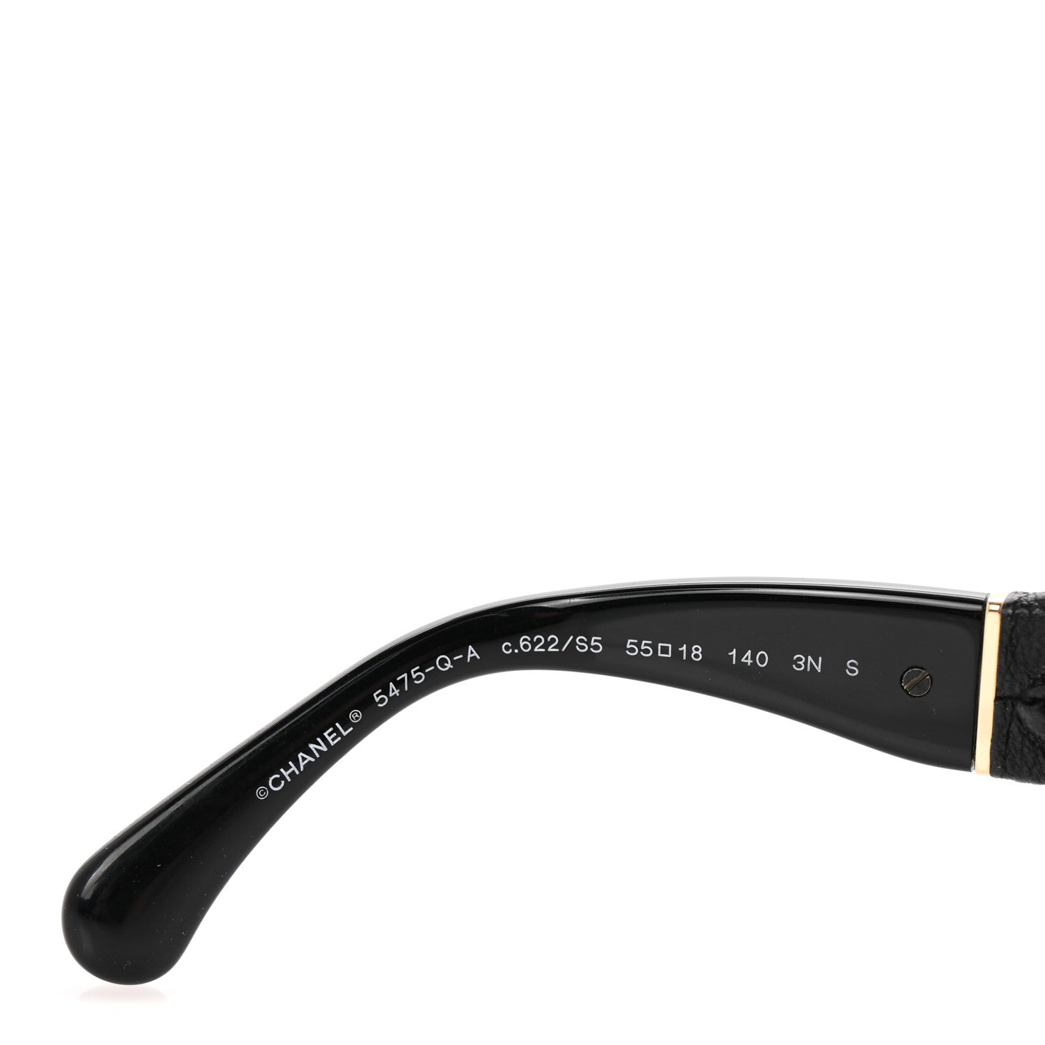 Chanel Calfskin CC Sunglasses 5475-Q-A Black 5 of 8