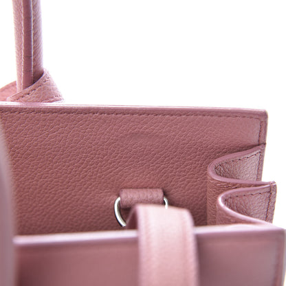 Saint Laurent Grained Calfskin Baby Sac De Jour Dark Rose 13 of 20