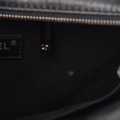 Chanel Calfskin Quilted In The Business North South Tote Black 8 of 15