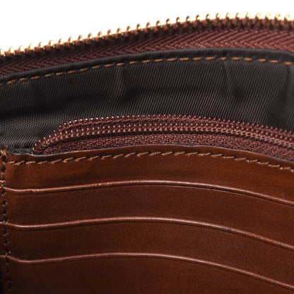 Gucci GG Supreme Monogram Wrist Wallet Brown 9 of 13
