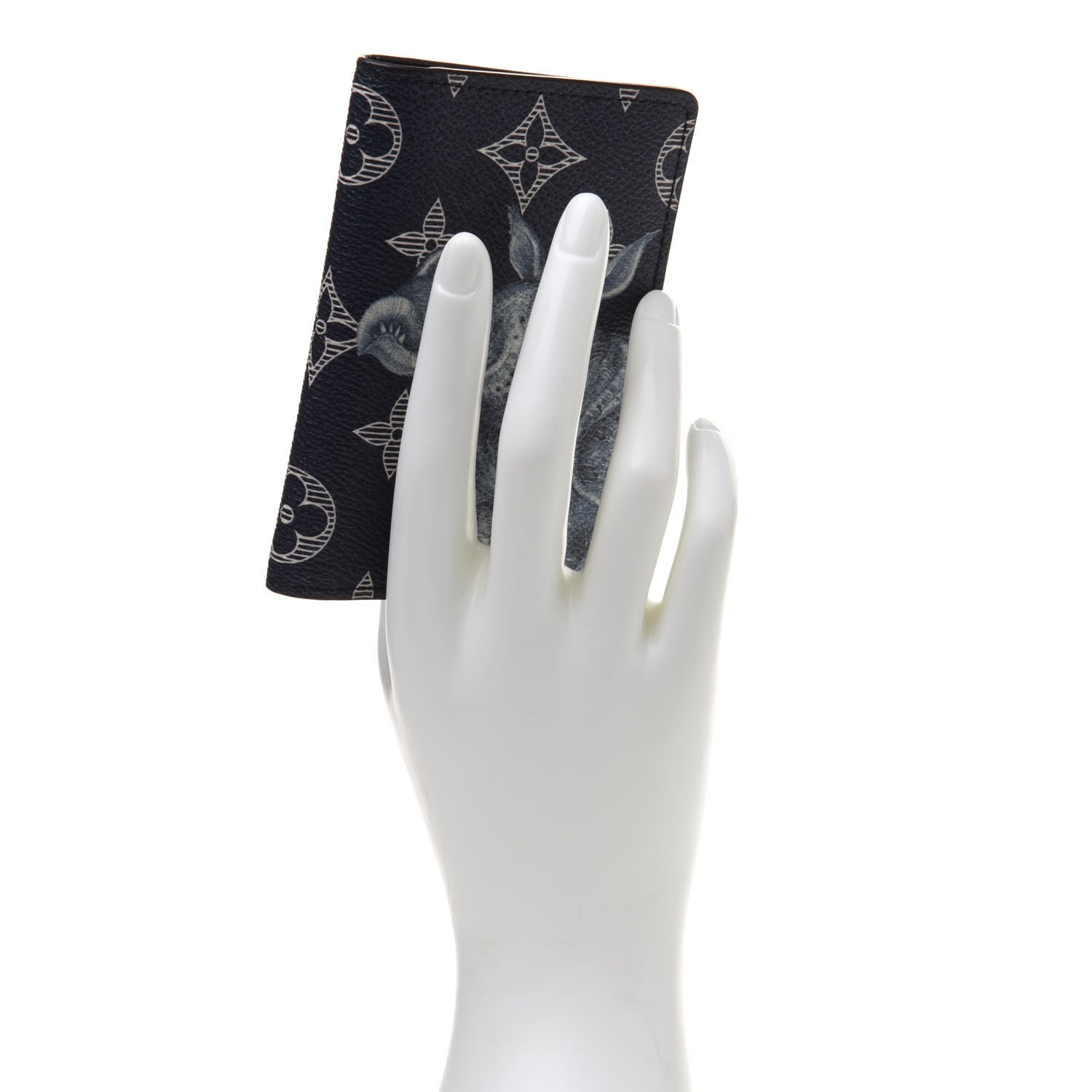 Louis Vuitton Savane Monogram Chapman Rhinoceros Pocket Organizer Encre 2 of 7