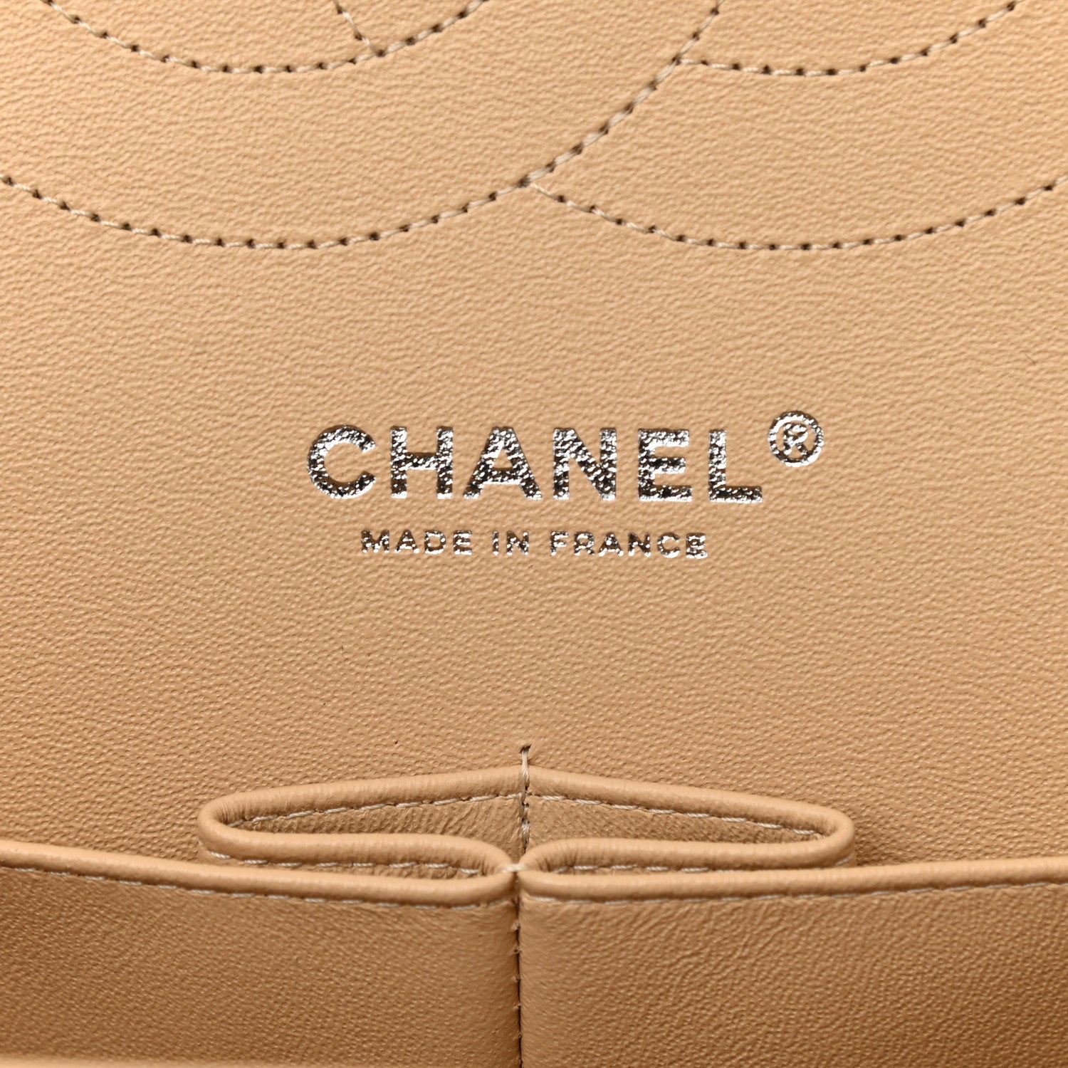 Chanel Caviar Quilted Jumbo Double Flap Beige Clair 6 of 10