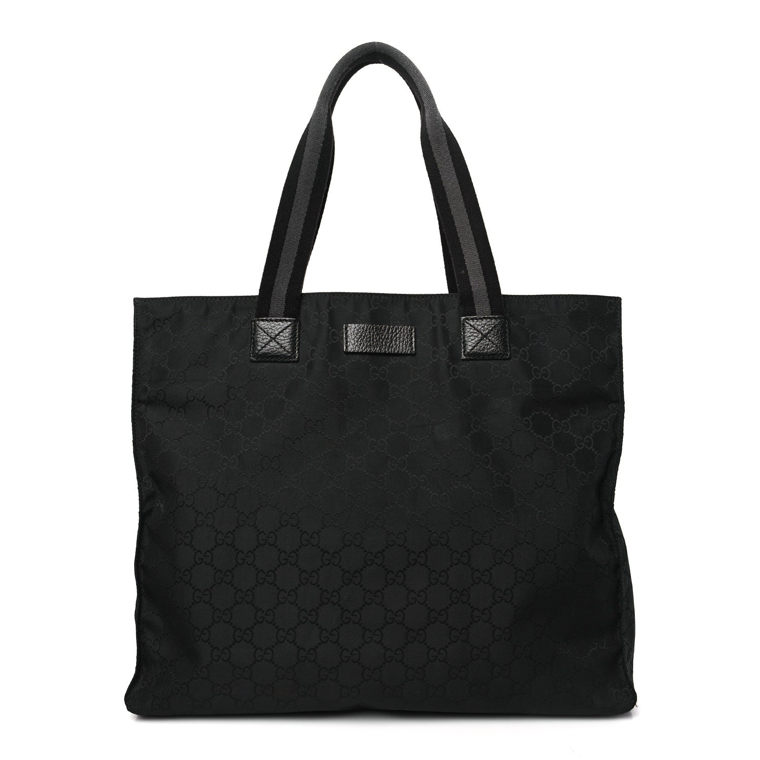 Gucci Nylon Monogram Tote Black 1 of 11