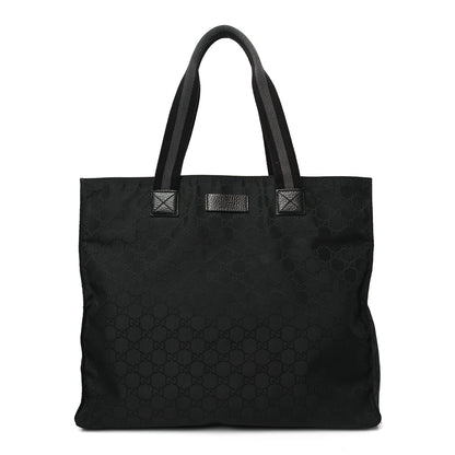 Gucci Nylon Monogram Tote Black 1 of 11