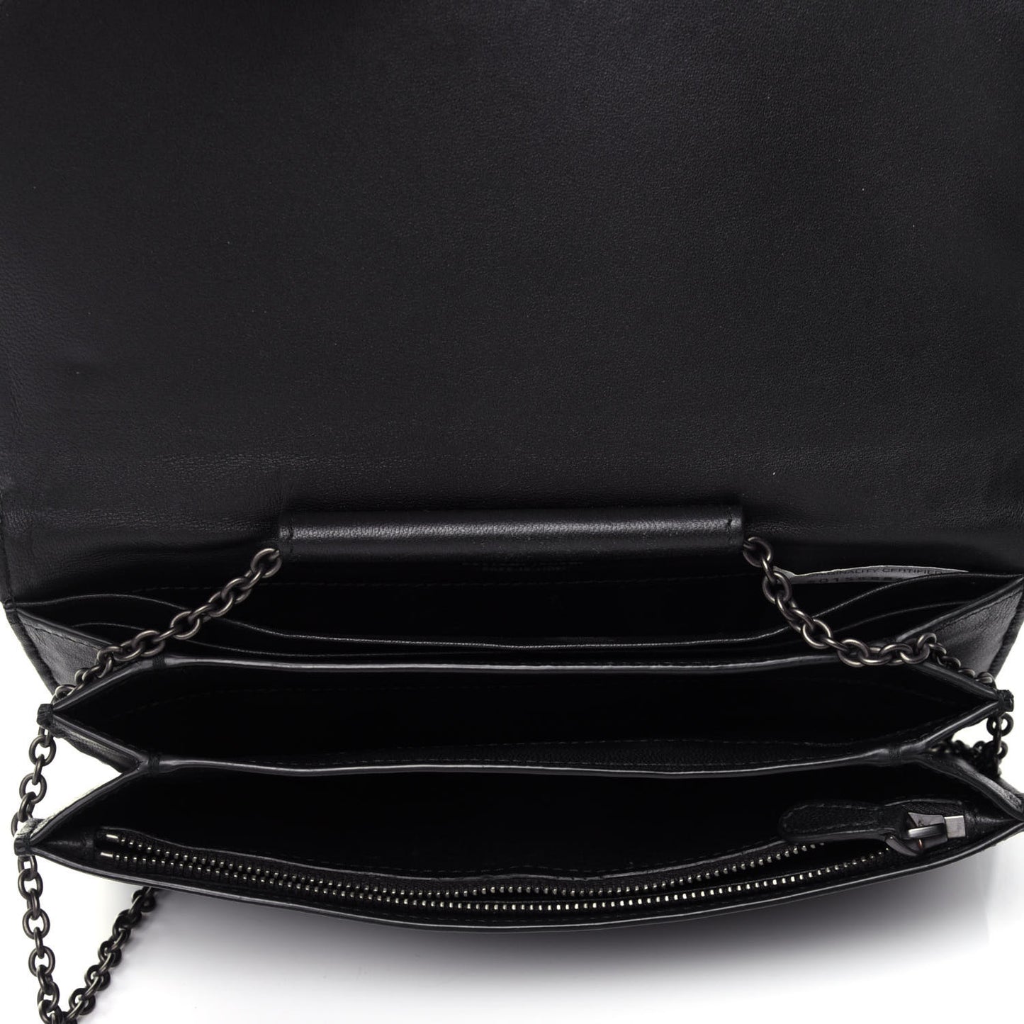 Nappa Intrecciato Continental Wallet On Chain Black