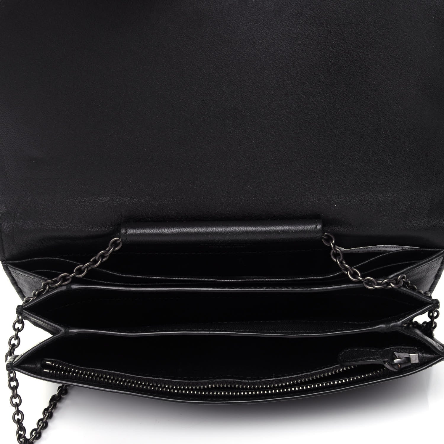 Bottega Veneta Nappa Intrecciato Continental Wallet On Chain Black 3 of 4