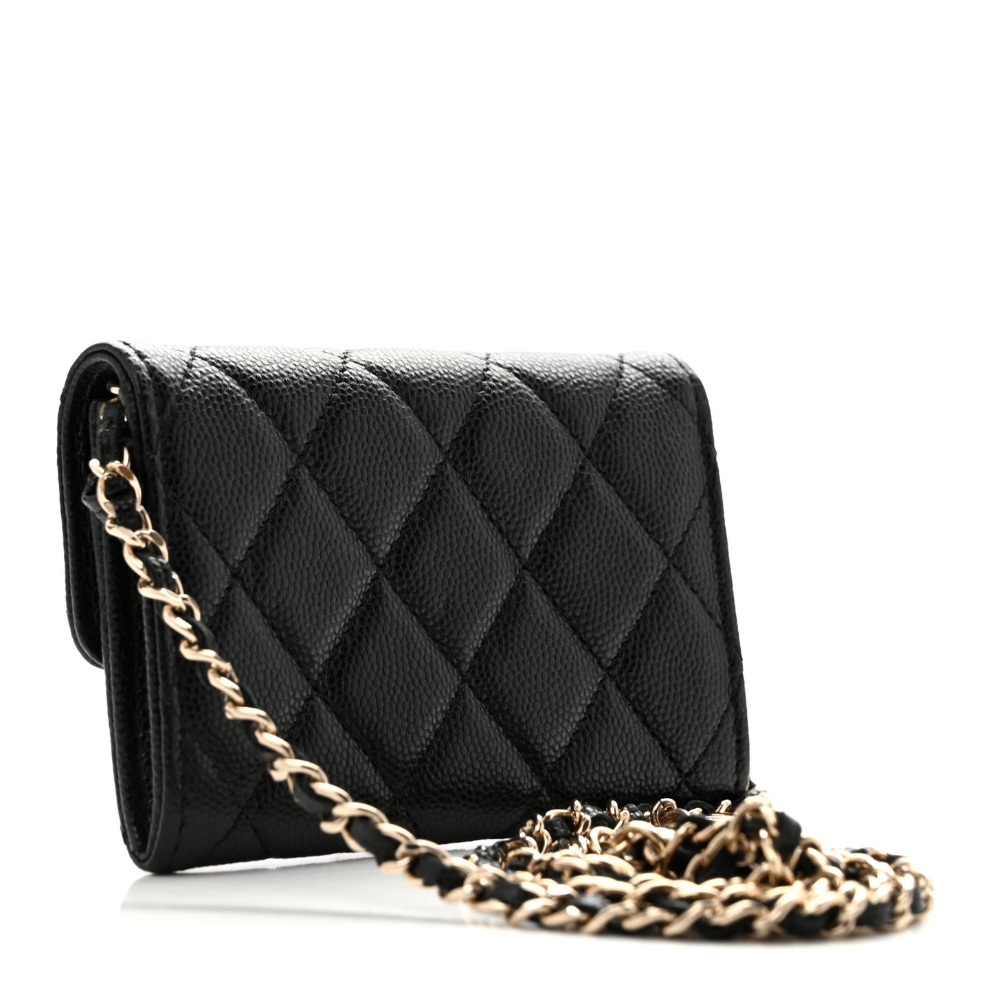 Caviar Quilted Belt Bag Black