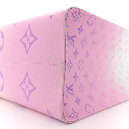 Louis Vuitton Monogram Giant Spring In The City Onthego GM Sunrise Pastel 9 of 13