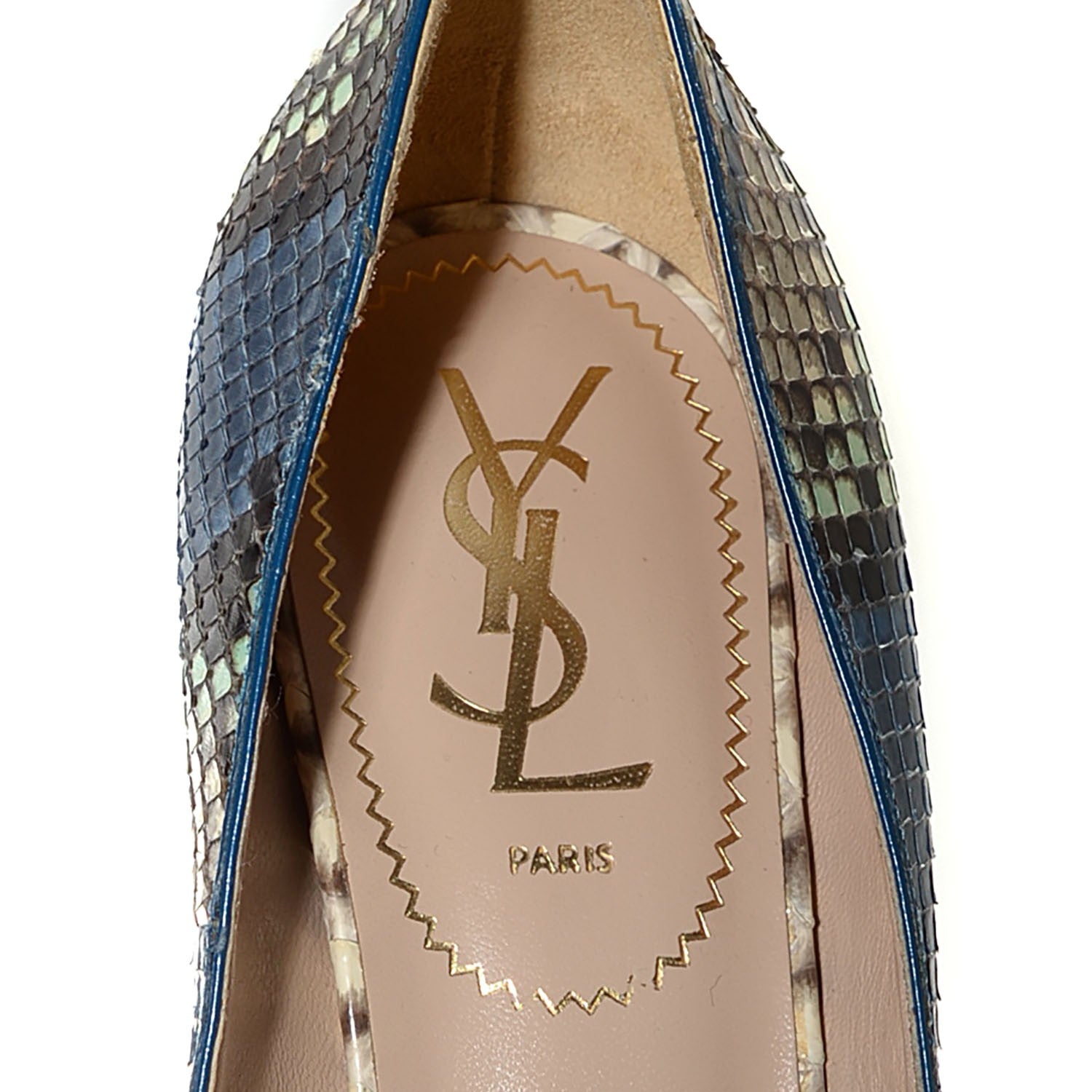 Saint Laurent Python Palais 105 Heels 7 of 7
