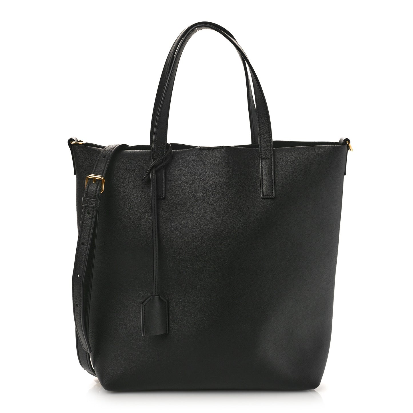 Calfskin Toy Shopping Tote Black