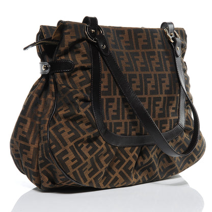 Fendi Zucca Large Chef Shopper Tote Tobacco 3 of 8