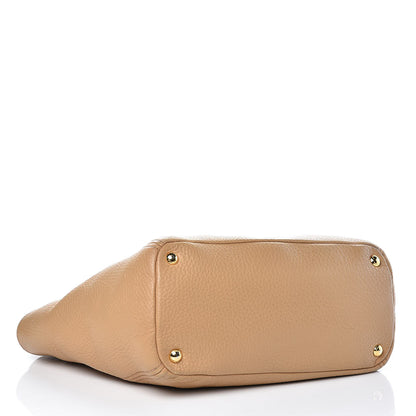 Prada Vitello Daino Side Pocket Tote Sughero 4 of 16
