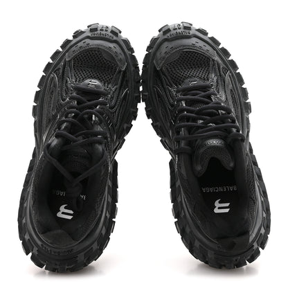 Balenciaga Mesh Nylon Mens Monocolor Bouncer Sneakers 37 Black 2 of 8