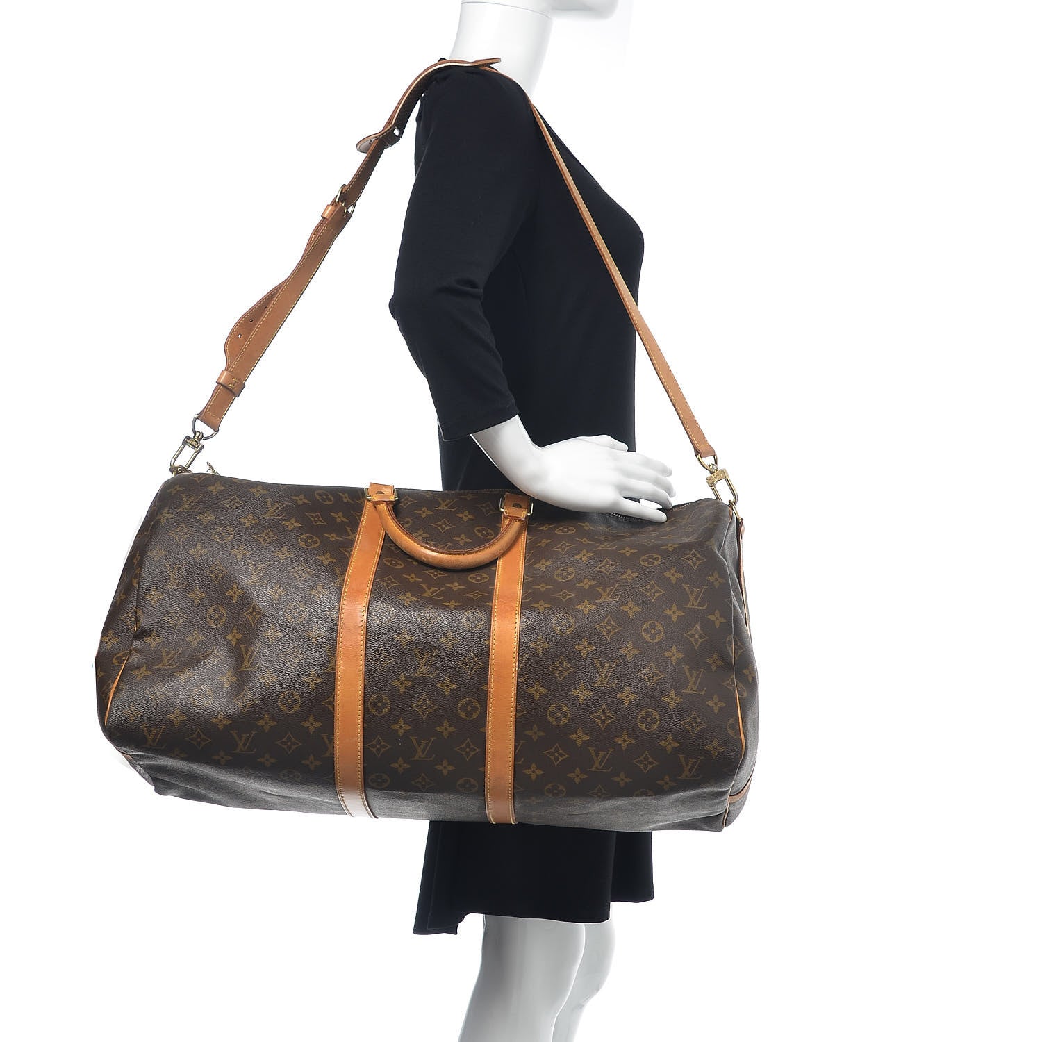 Louis Vuitton Monogram Keepall Bandouliere 55 2 of 17